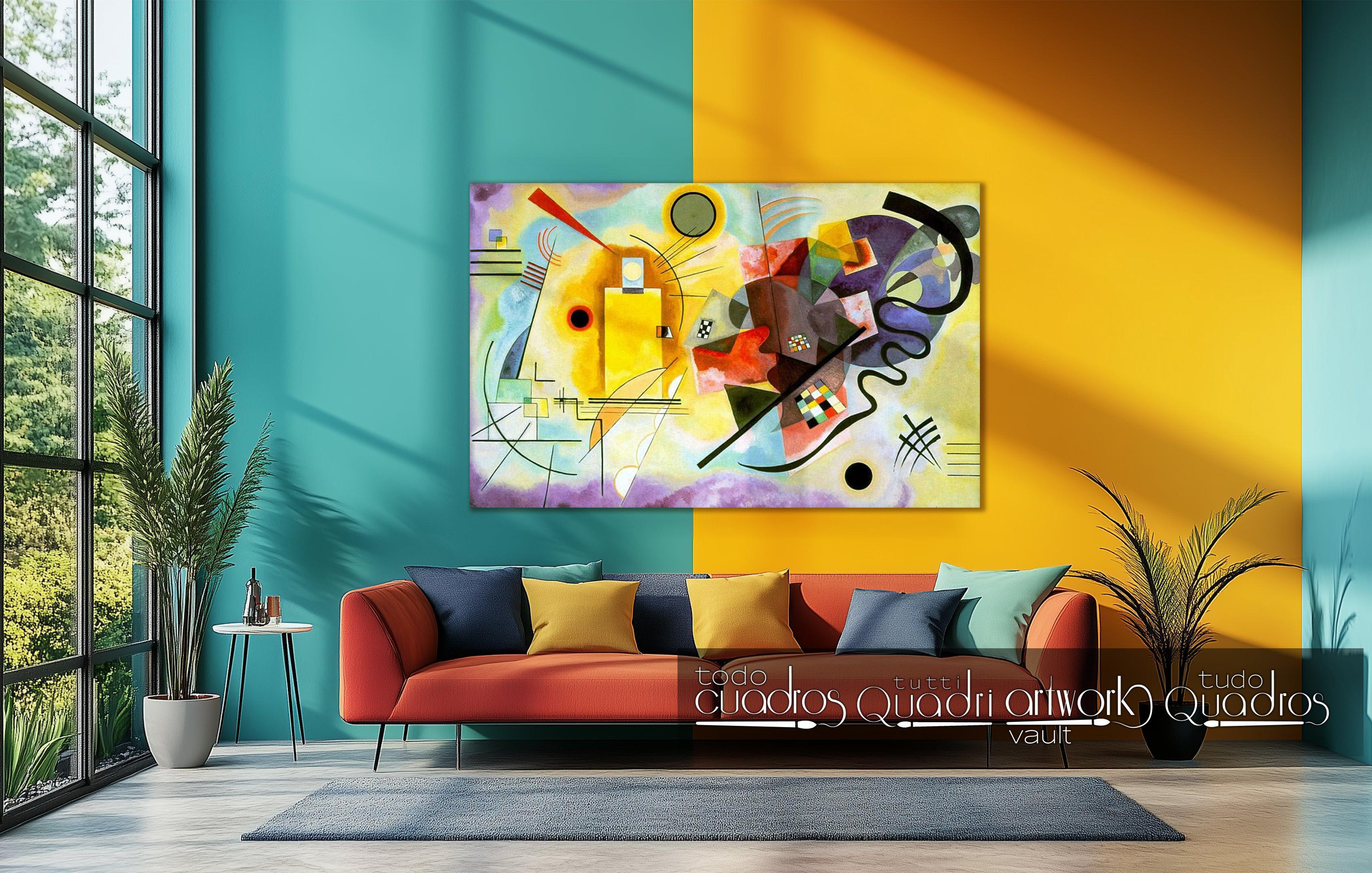 Amarillo, rojo y azul, Kandinsky