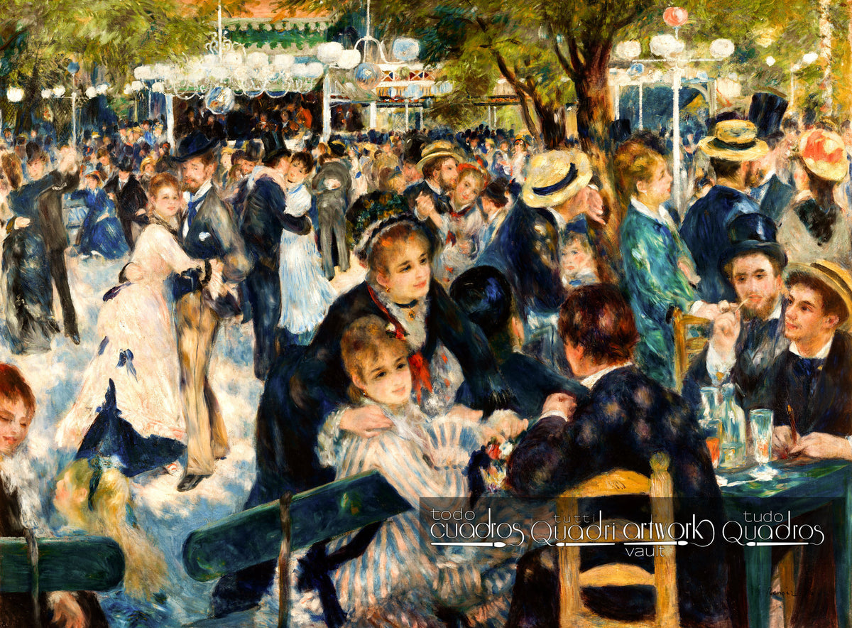 Baile en Moulin de la Galette, Renoir