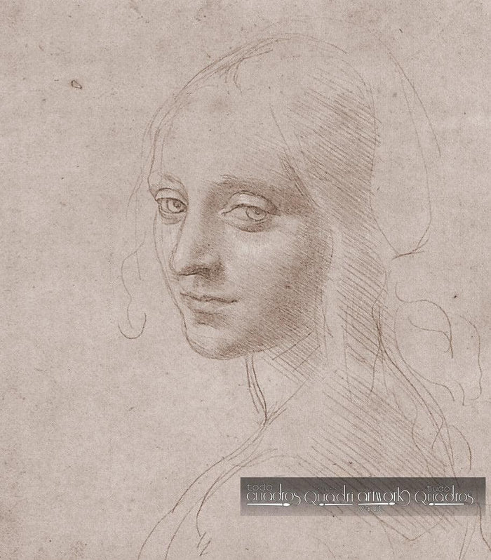 Cabeza de muchacha, Leonardo da Vinci