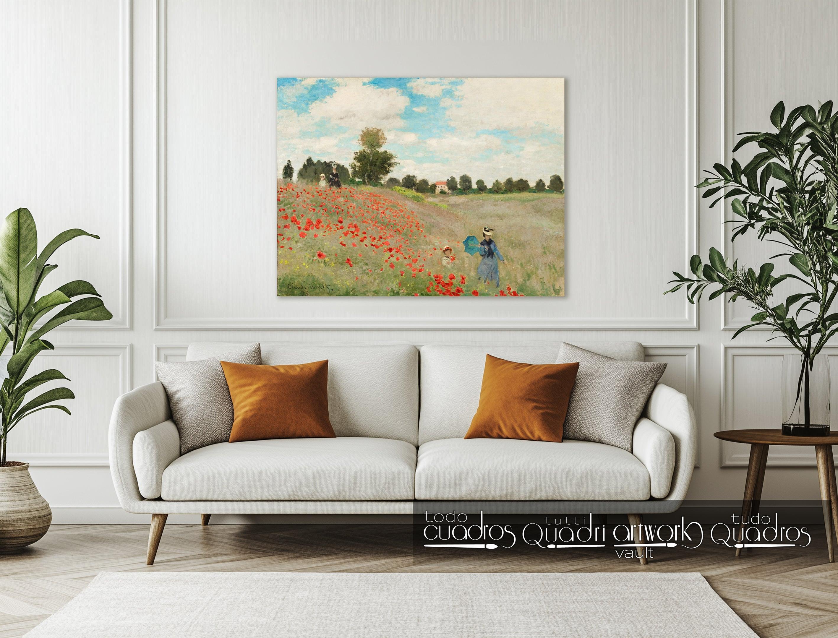 Campo de amapolas, Monet
