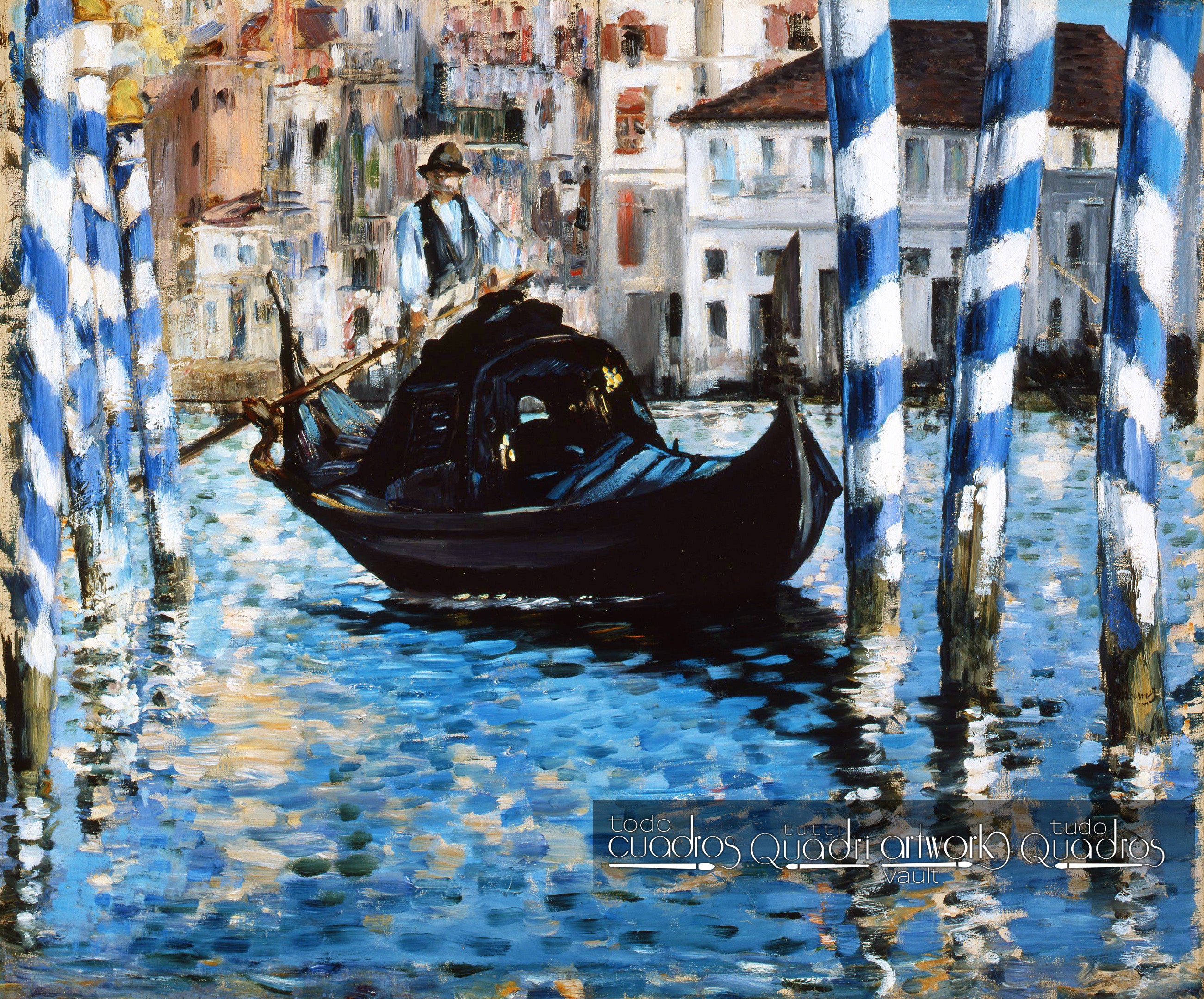 El gran canal de Venecia, Manet