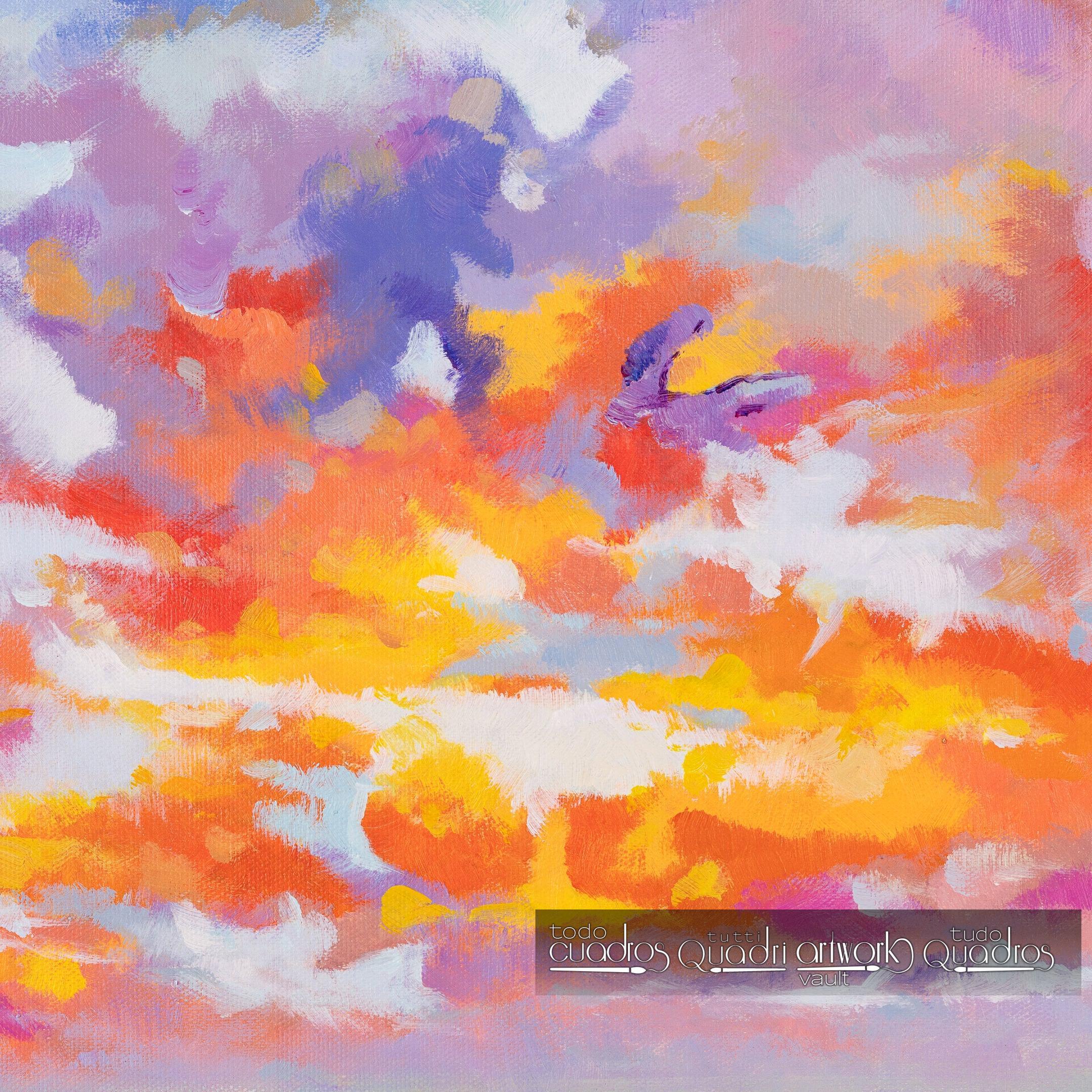 Crepúsculo de Ibiza, óleo