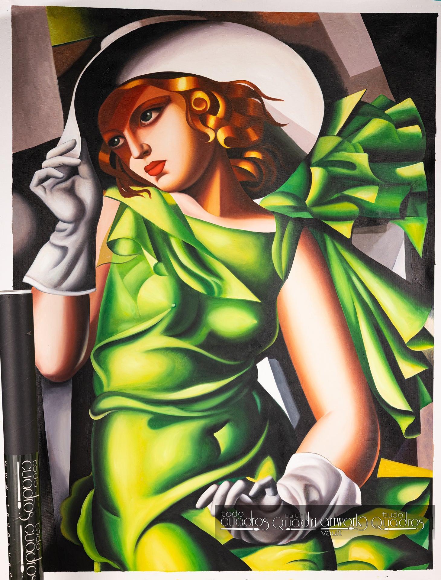 Muchacha con guantes, Lempicka
