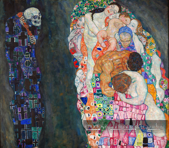 Muerte y vida, Klimt