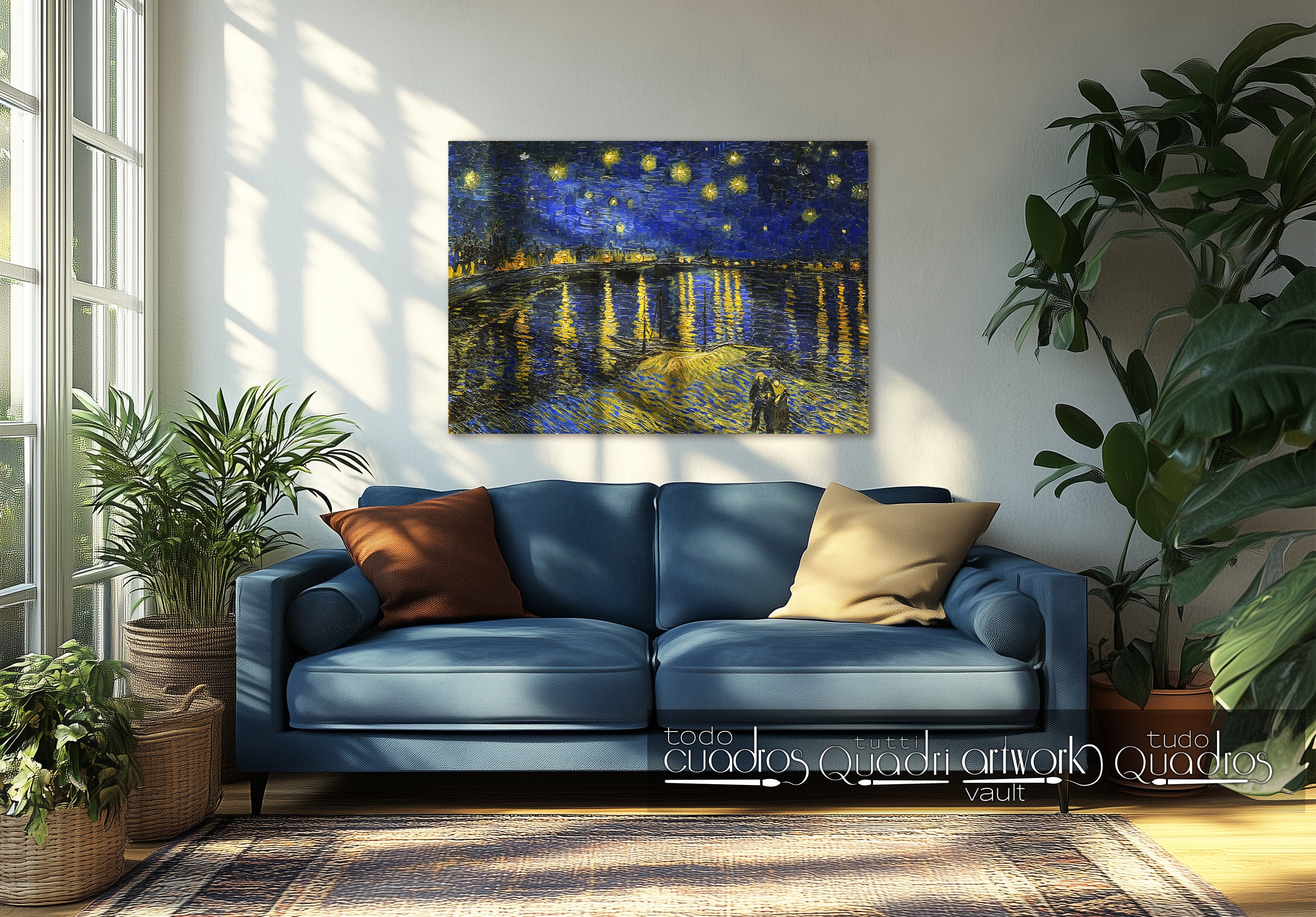 La noche estrellada sobre el Ródano, Van Gogh