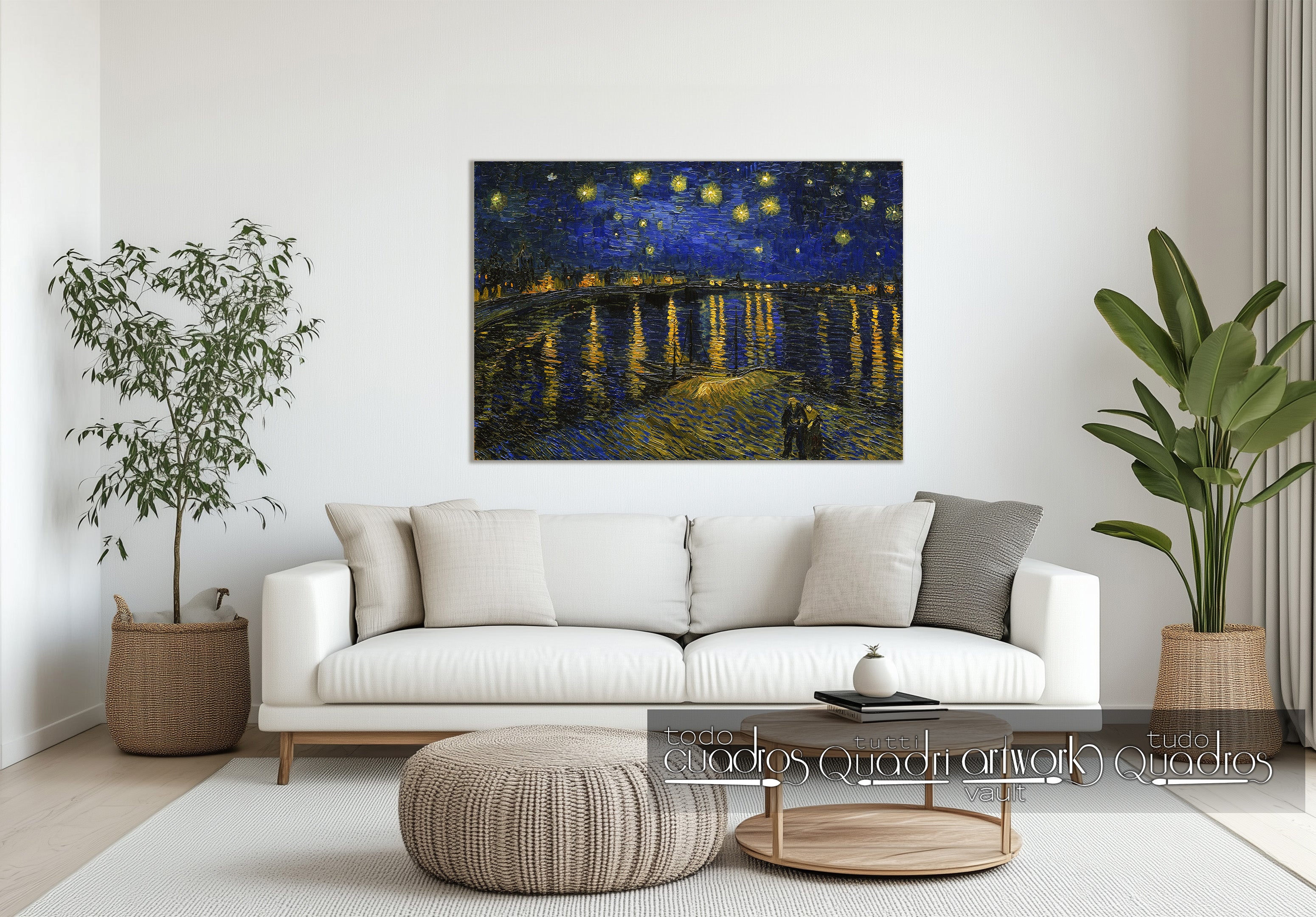 La noche estrellada sobre el Ródano, Van Gogh