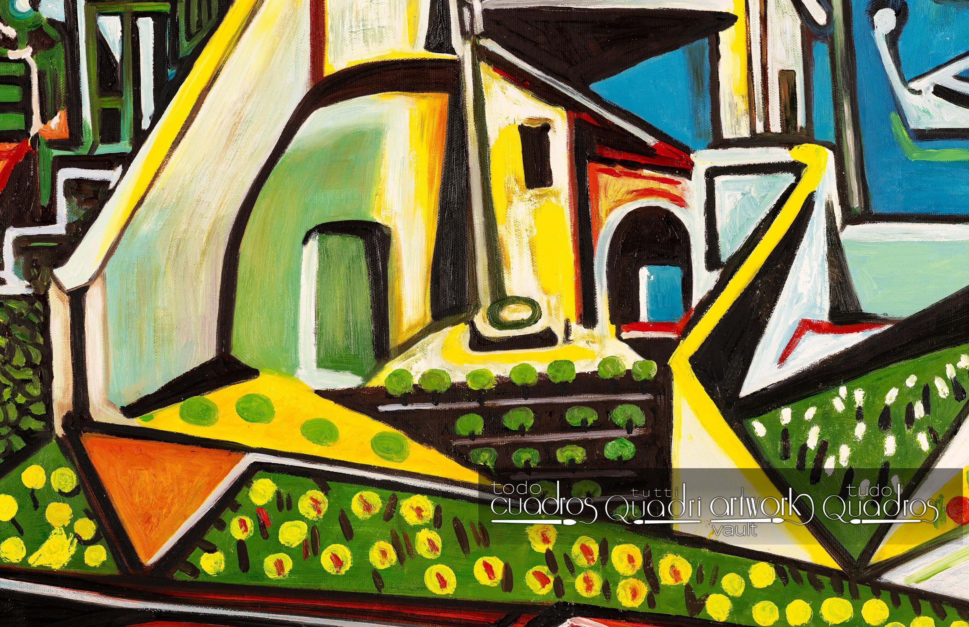 Paisaje mediterráneo, Picasso