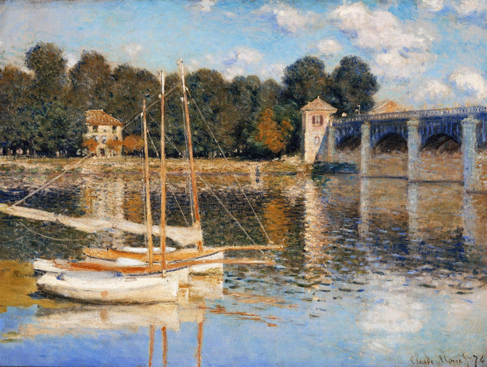 Puente en argenteuil, Monet