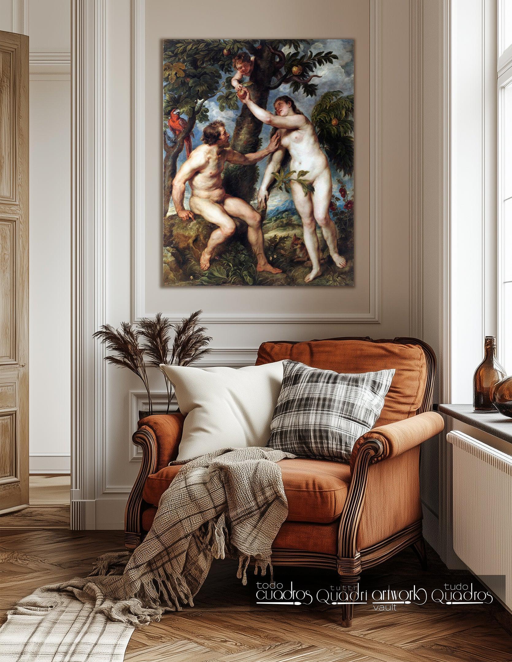 Adán y Eva, Rubens