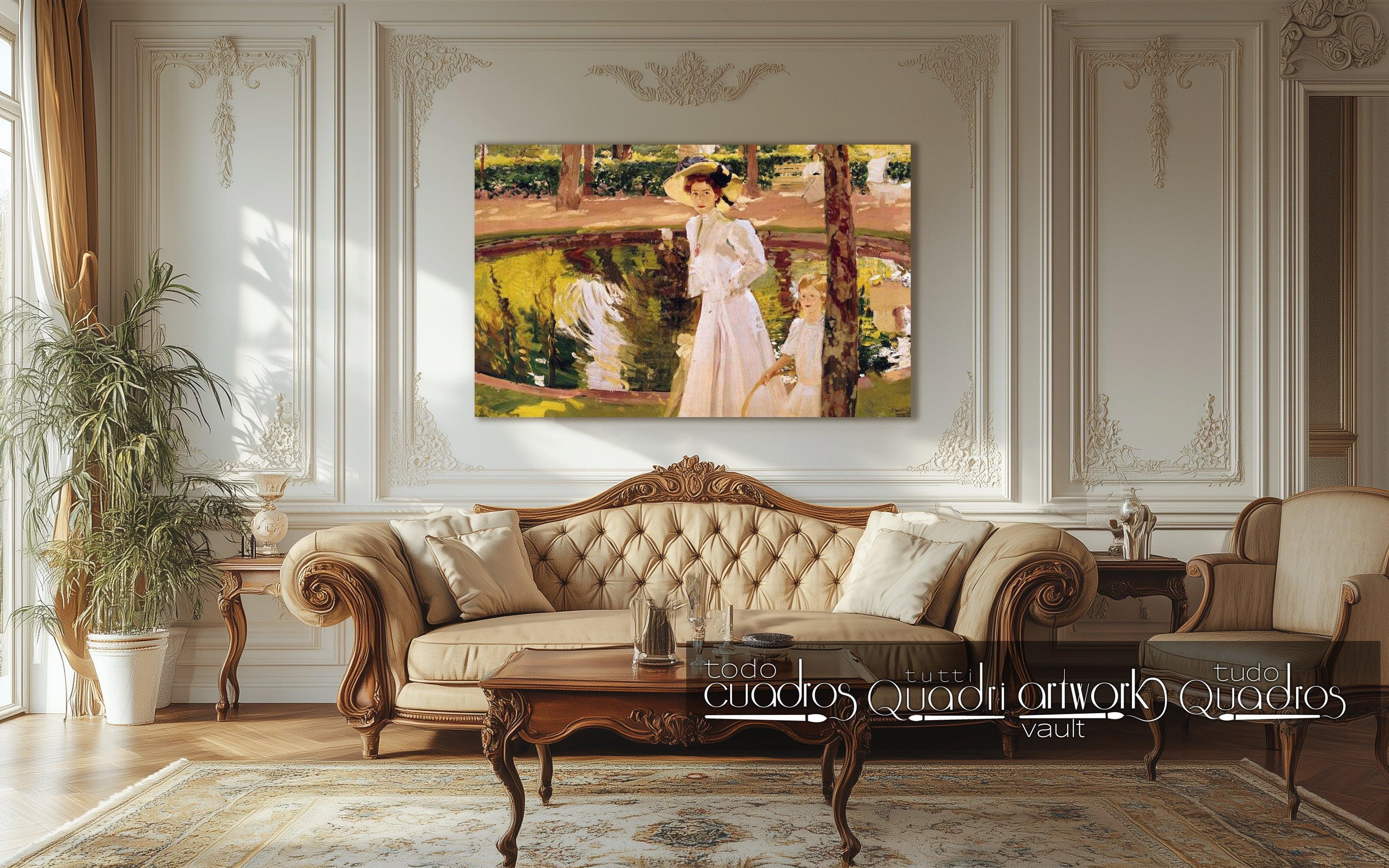 El jardín, Sorolla