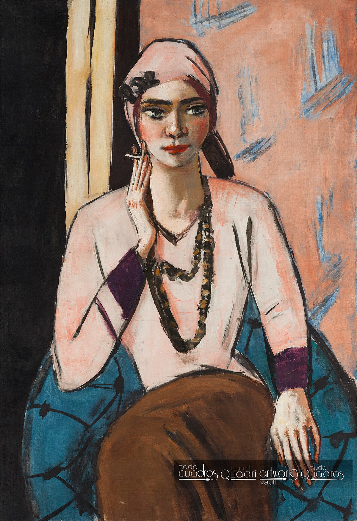 Quappi con suéter rosa, Max Beckmann