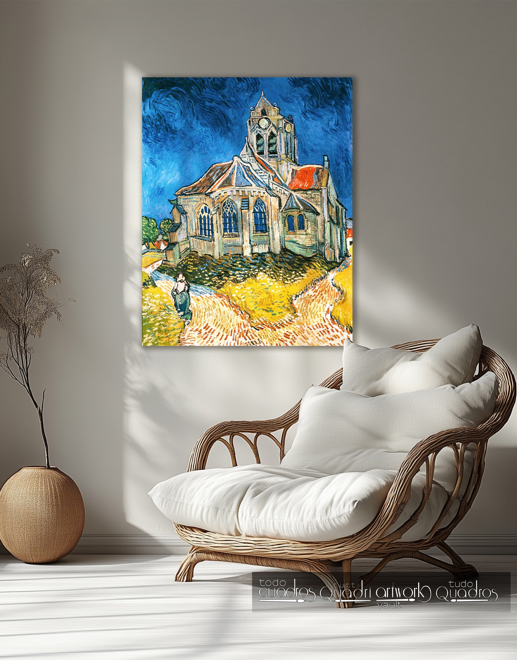La iglesia de Auvers, Van Gogh