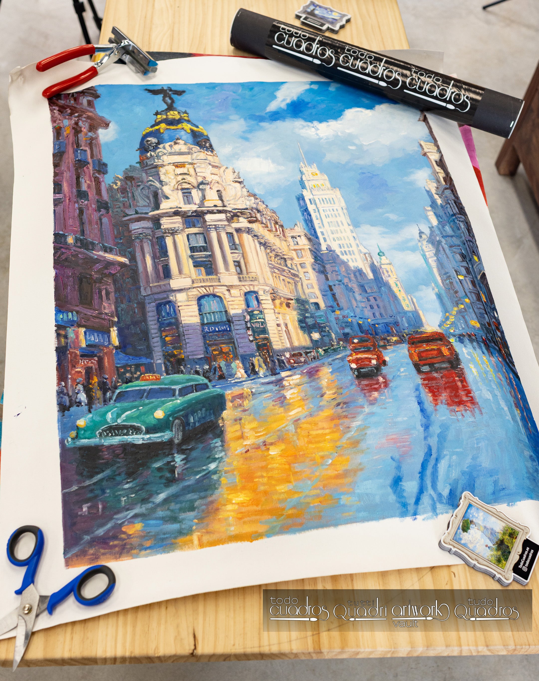 Madrid en movimiento, estilo Monet