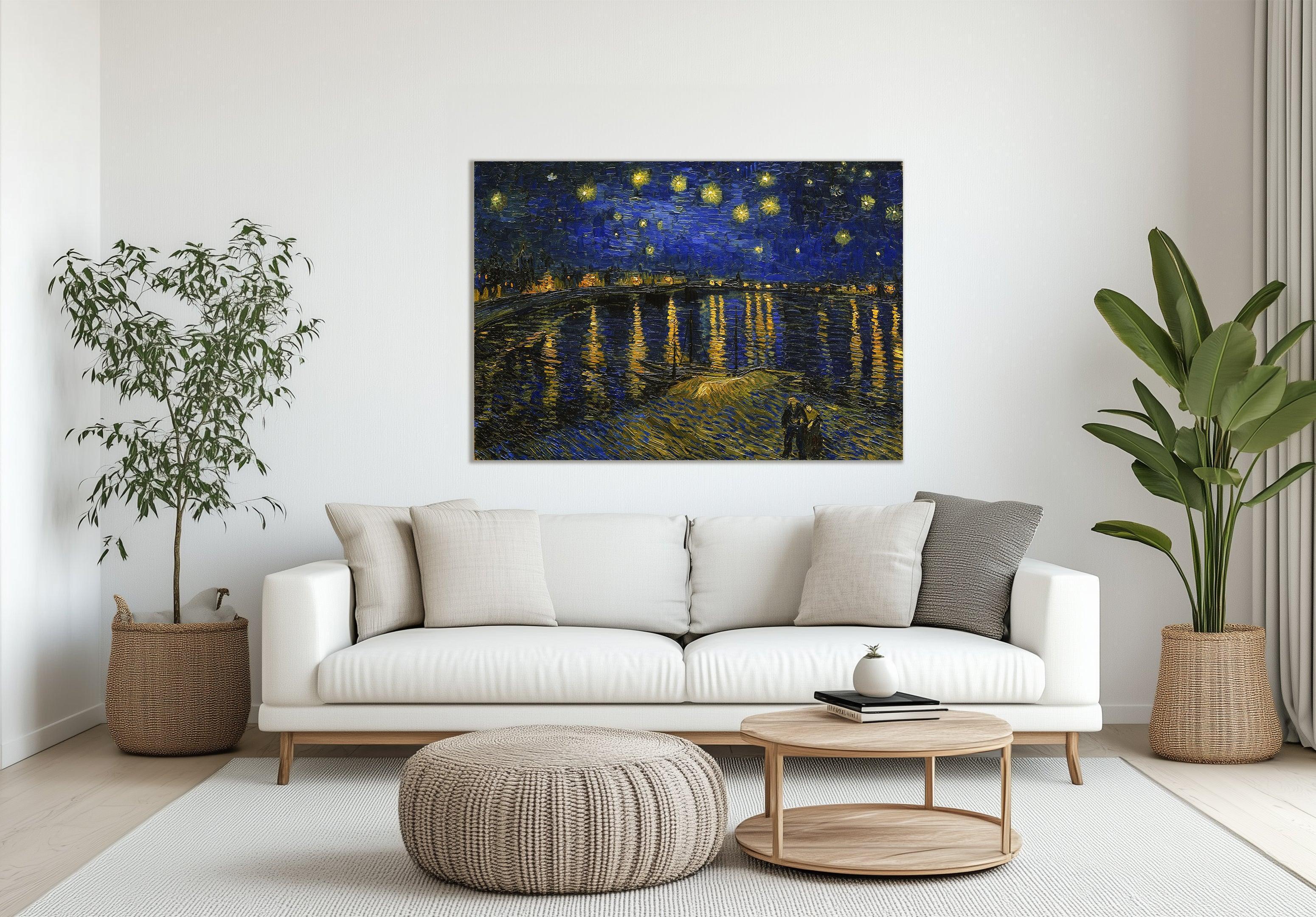 La noche estrellada sobre el Ródano, Van Gogh
