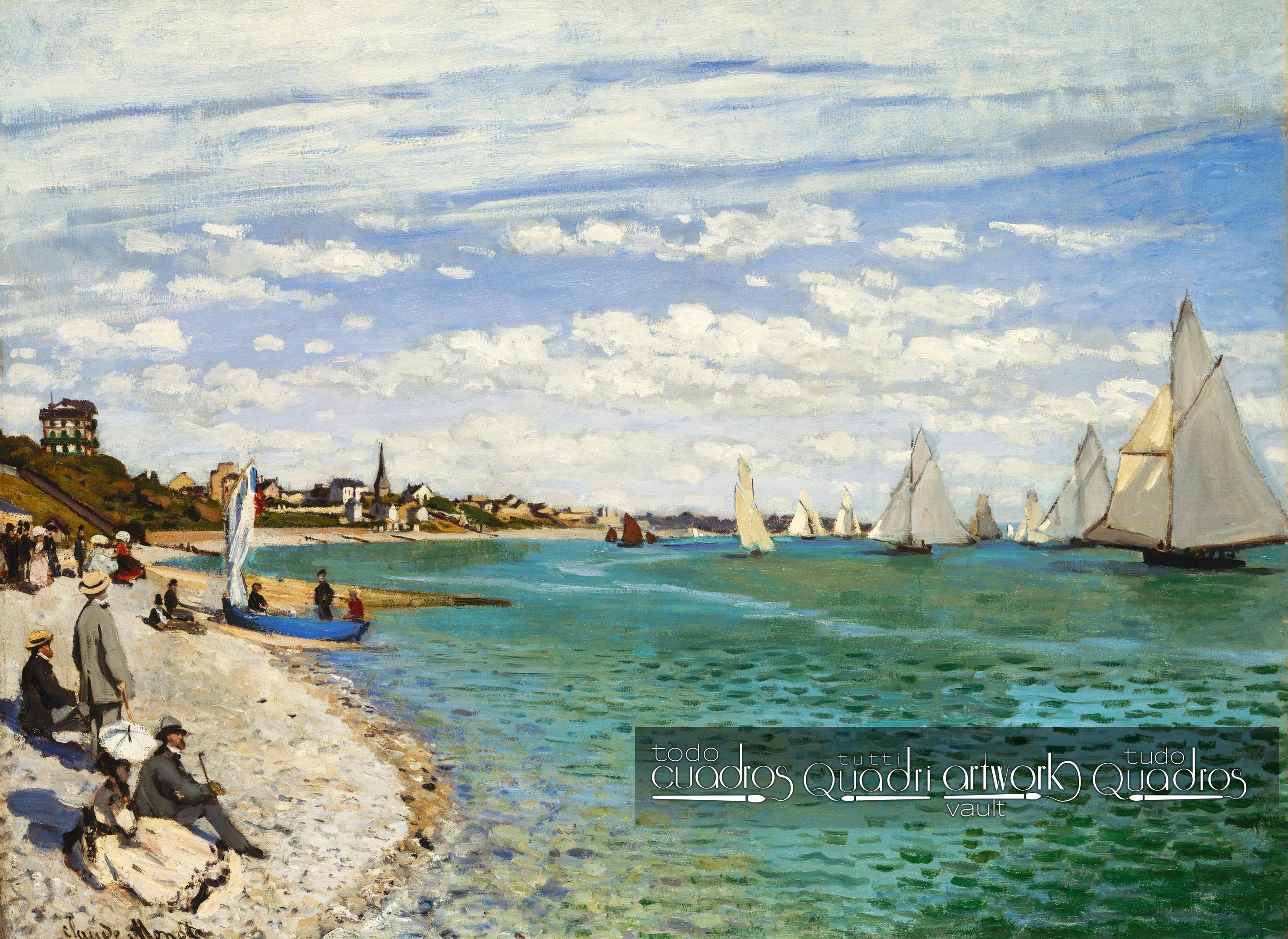 Regata en Sainte-Adresse, Monet