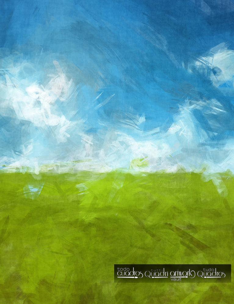 Hierba y cielo, Abstracto