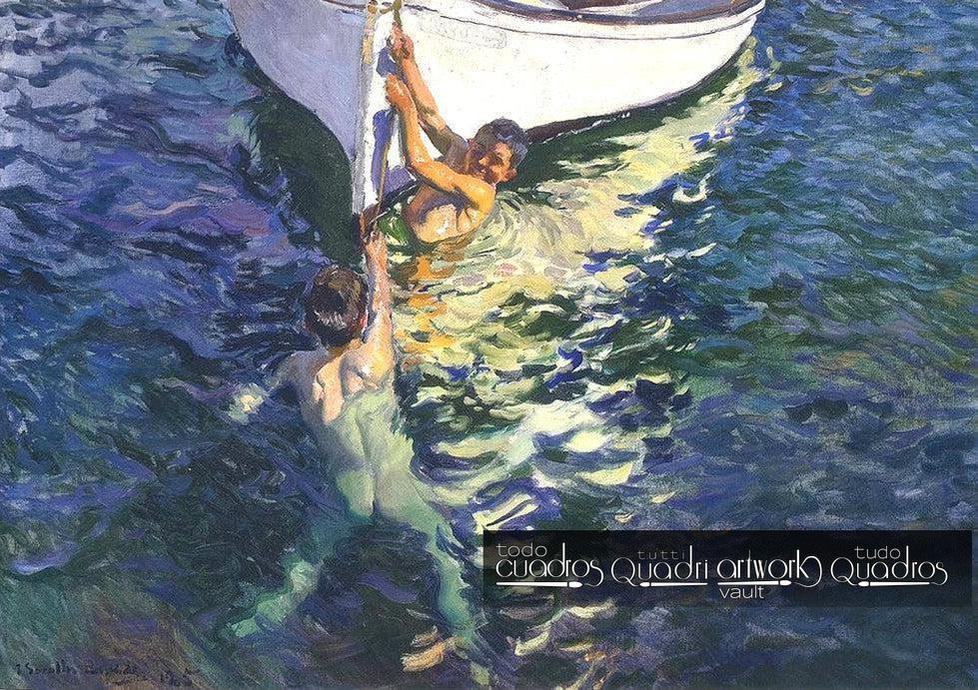 Bote blanco, Sorolla