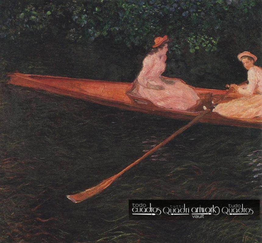 Bote en el Epte, Monet
