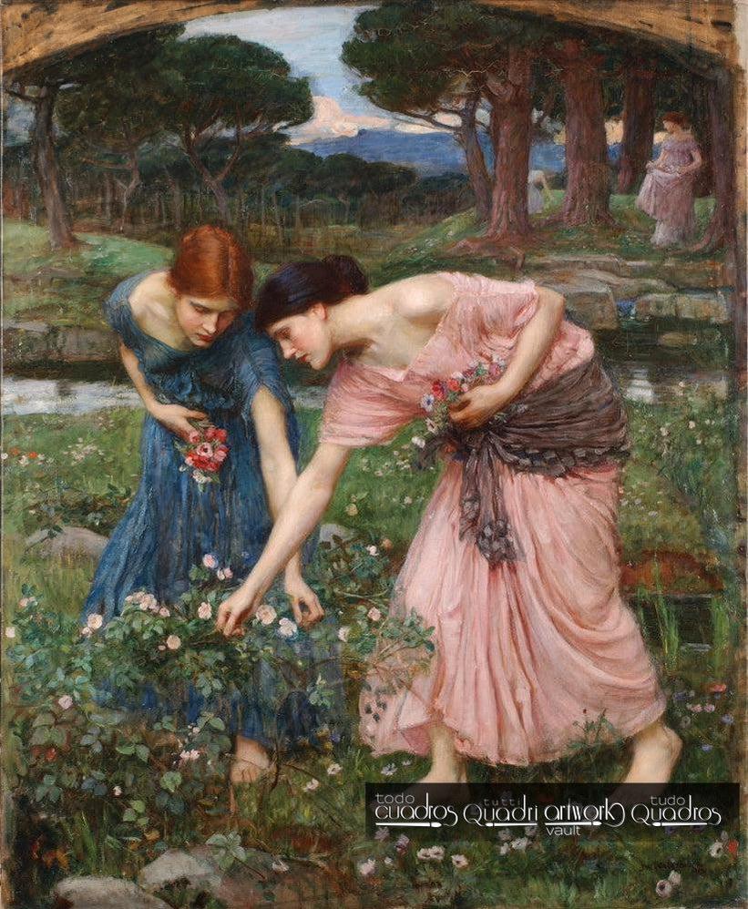 Coged rosas Mientras podáis, J. W. Waterhouse