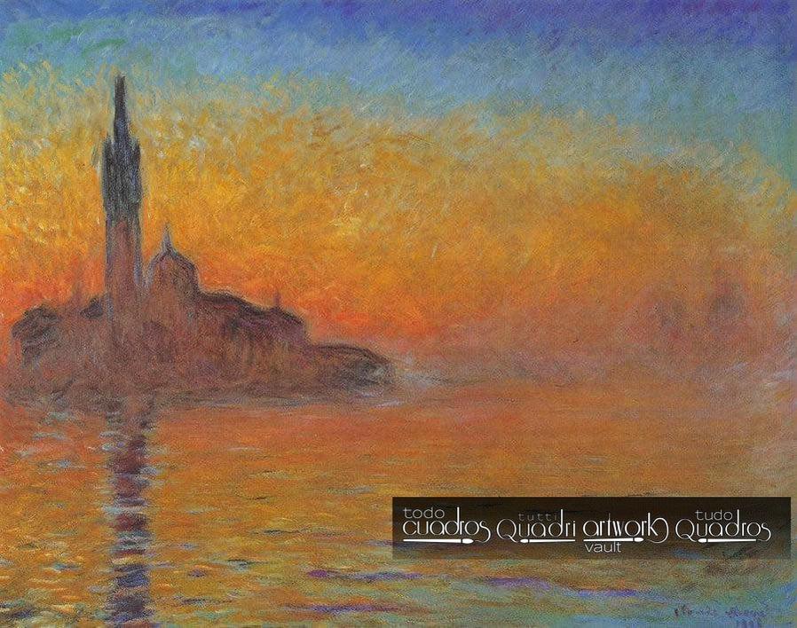 Crepúsculo en Venecia, Monet