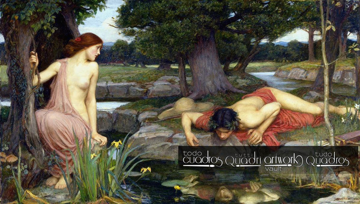 Eco y Narciso, J. W. Waterhouse
