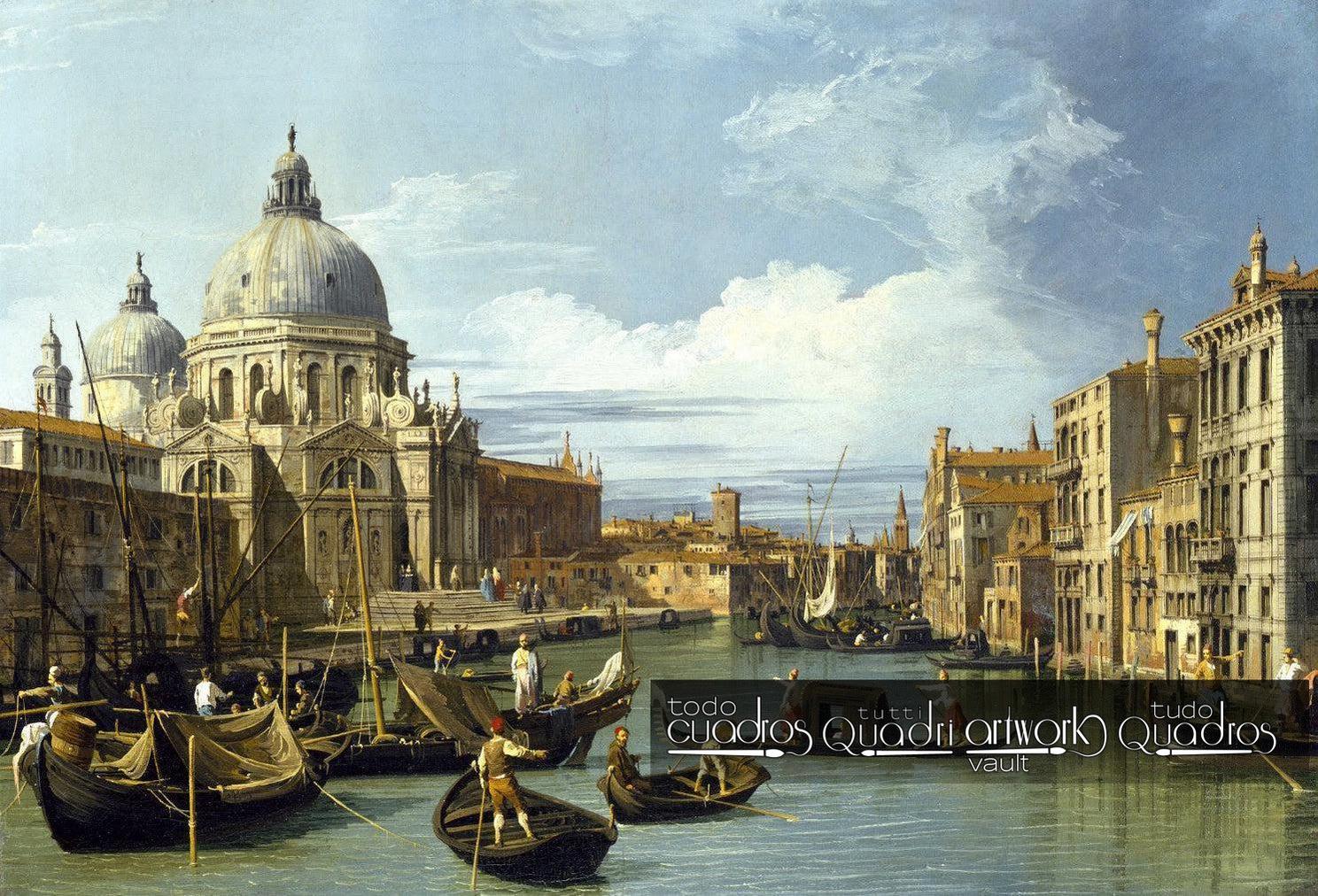 La entrada al gran canal de Venecia, Canaletto