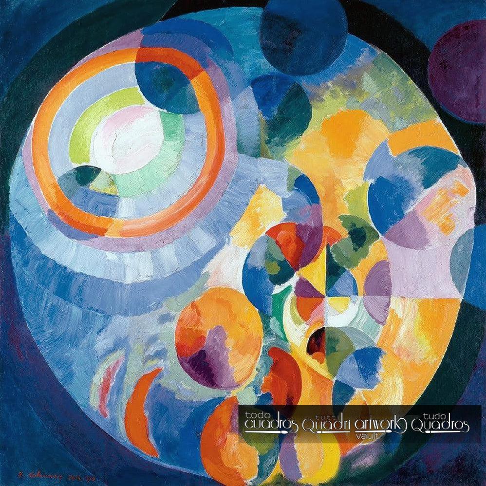 Formas circulares, sol y luna, R. Delaunay