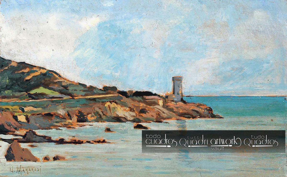 Vista de la torre de Livorno, <span class="nobr">Ugo Maranesi</span>