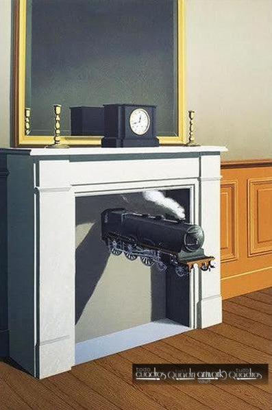 El tiempo perforado, Magritte