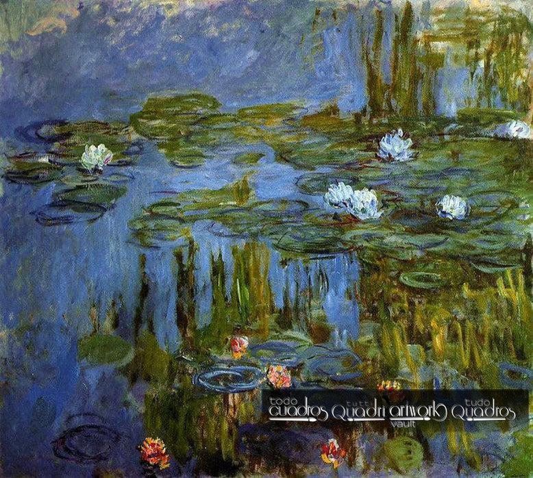 Lilas de agua, Monet