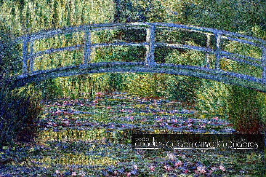 Puente japonés, Monet