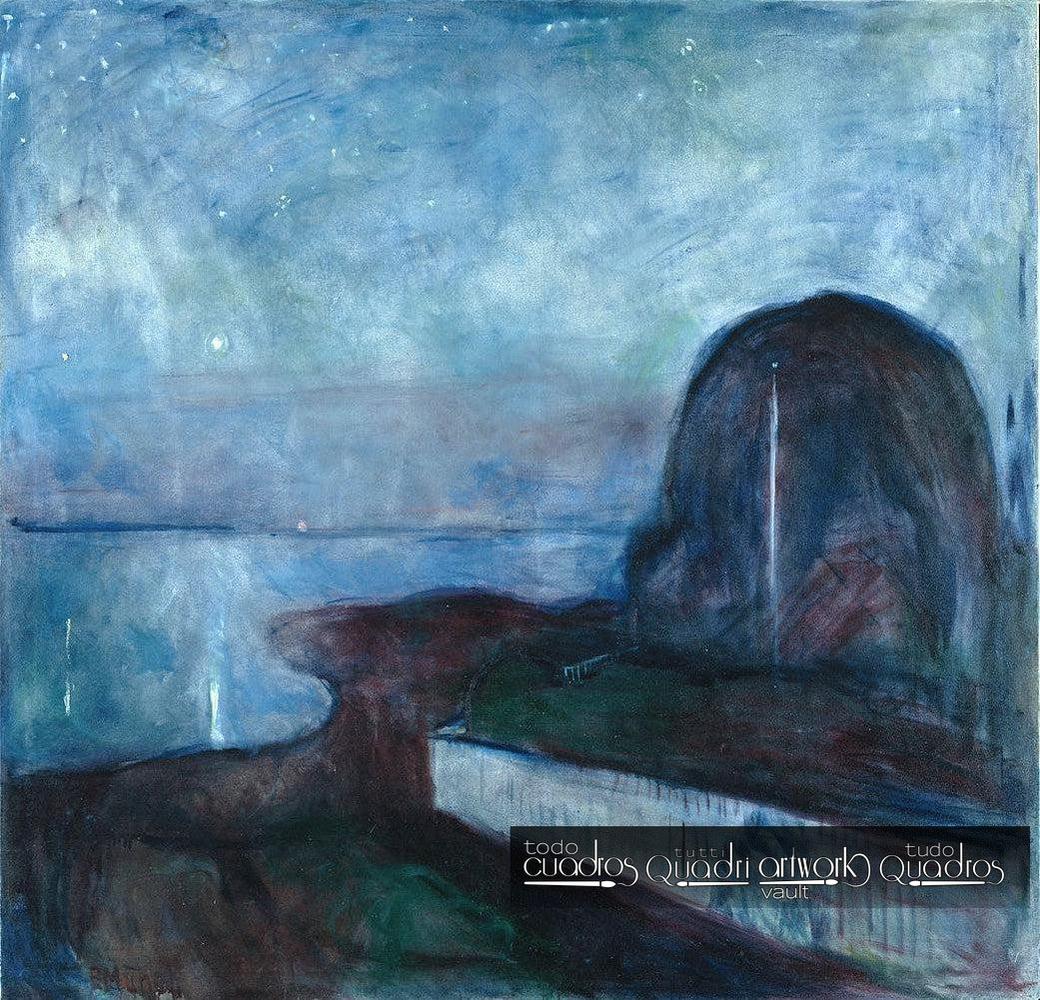 Noche estrellada, Edvard Munch