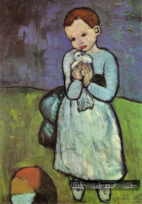 Niño con paloma, Picasso