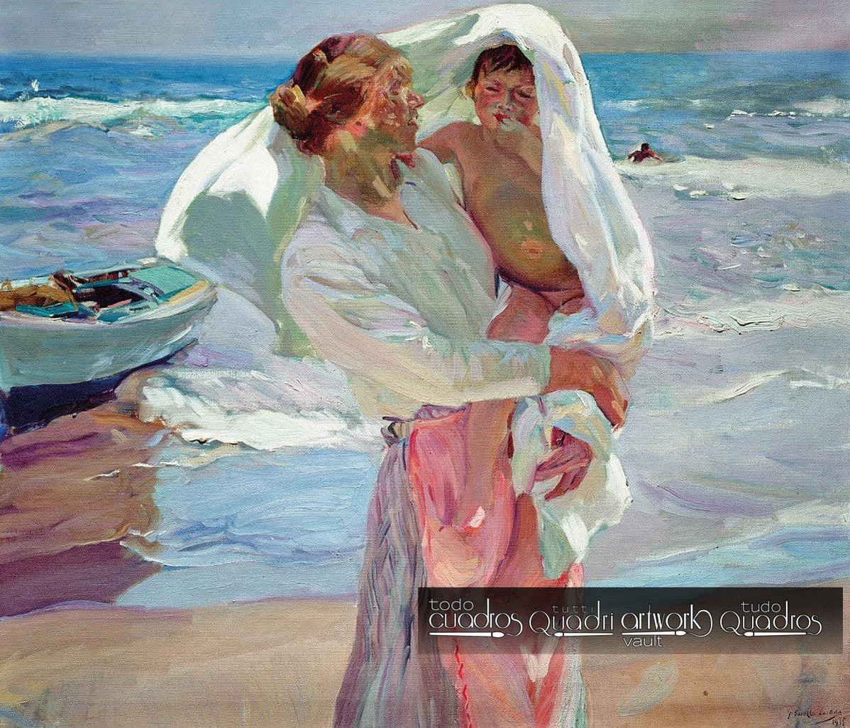 Saliendo del baño, Sorolla