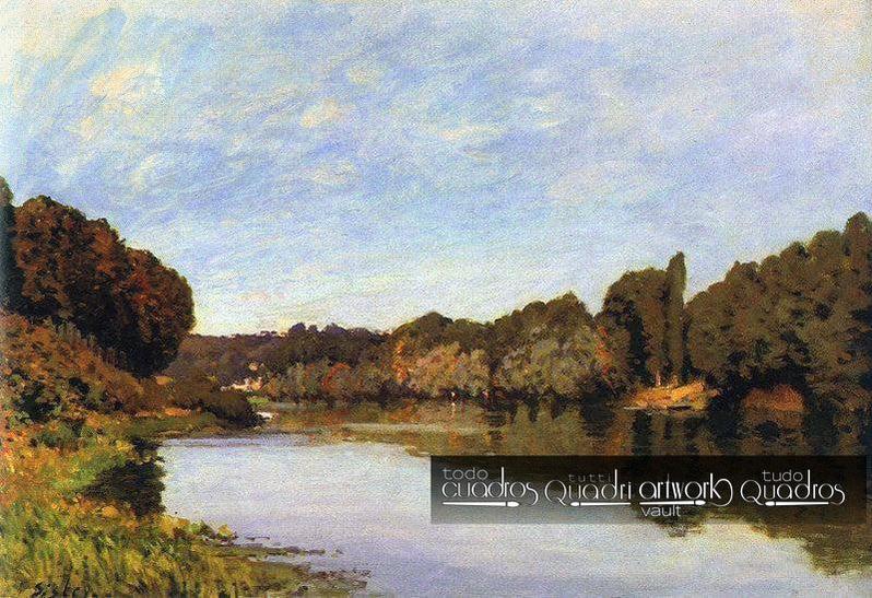 El Sena en Bougival, Sisley