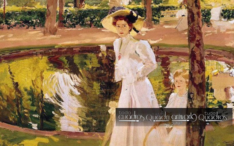 El jardín, Sorolla