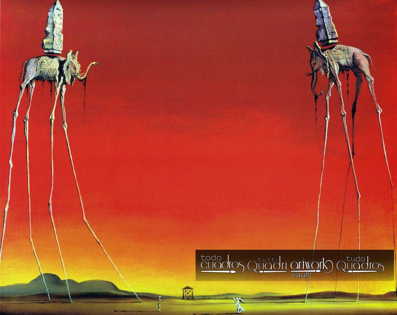 Los elefantes, Dalí