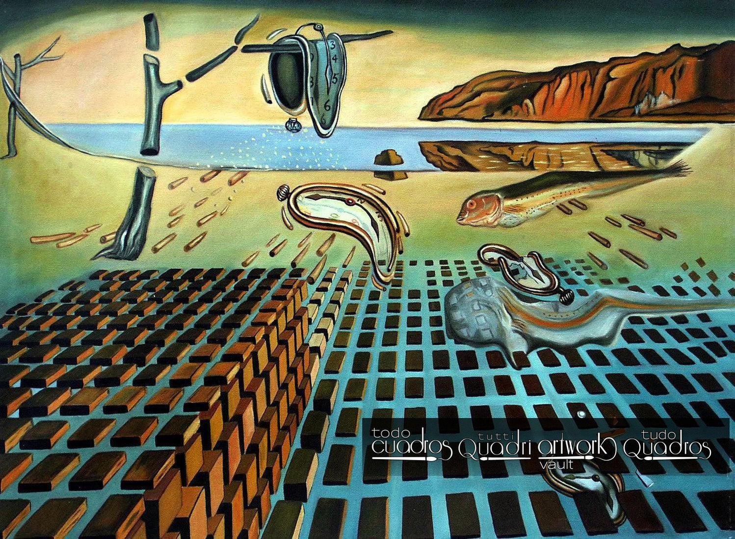 La desintegración de la persistencia de la memoria, Dalí