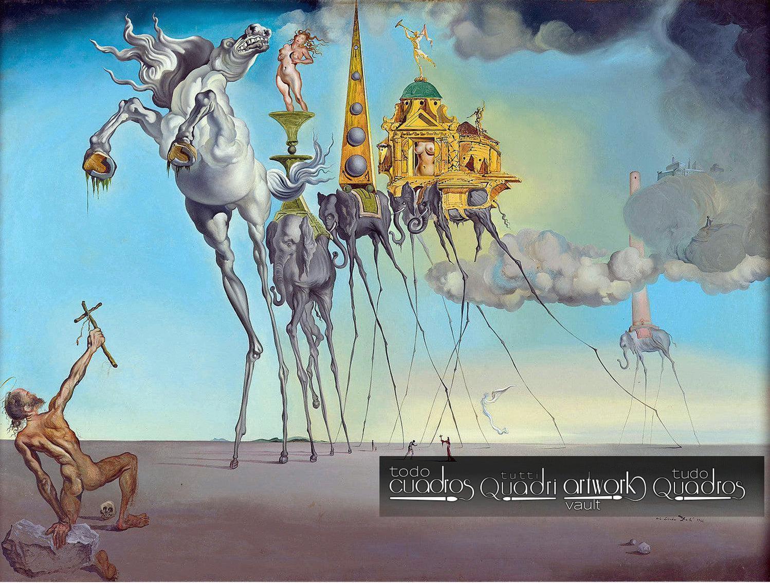 La tentación de San Antonio, Dalí
