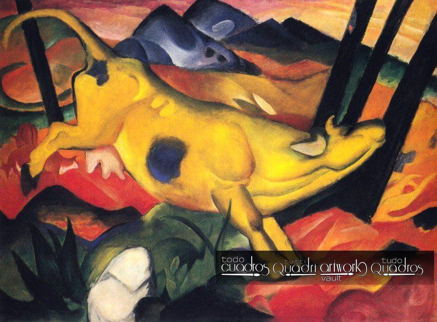 Vaca amarilla, Franz Marc