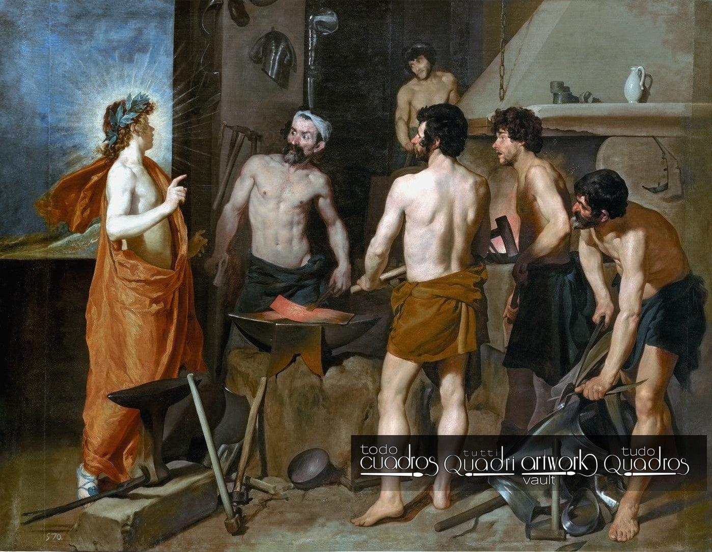 La fragua de Vulcano, Velázquez