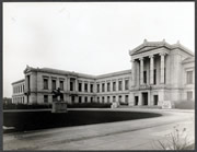 Foto antigua del edificio en Boston