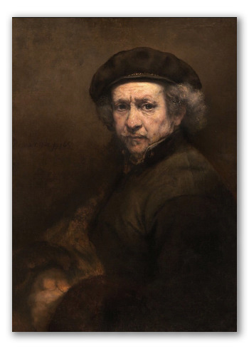 Autorretrato de Rembrandt pintado en 1659