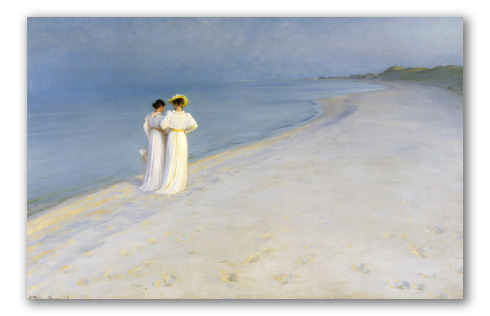 "Tarde de Verano en la Playa de Skagen" de Krøyer