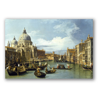 La Entrada al Gran Canal de Venecia - Canaletto
